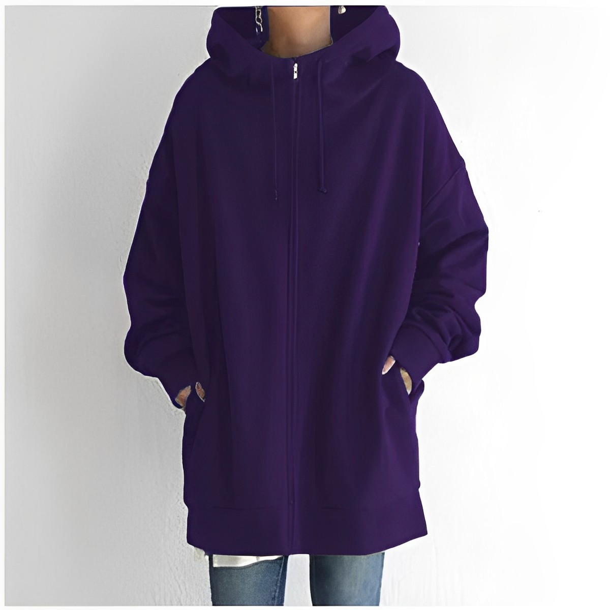 Damen Hoodie Selbstbewusst Stil