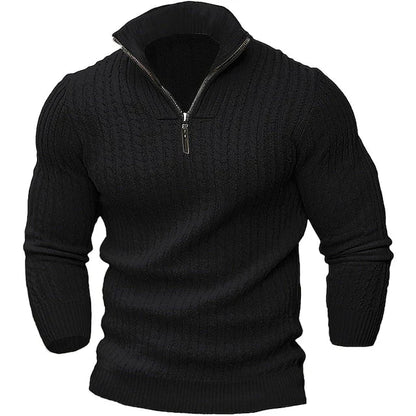 Stylischer Herren Pullover Reißverschluss Design