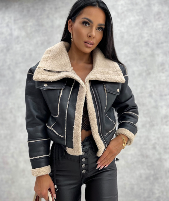 Warmes Winterkleid Damen Mantel Fiona