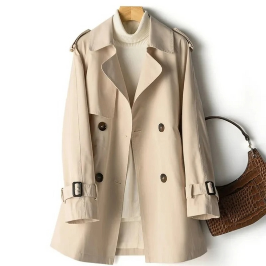 Stylischer Damen Trenchcoat Warm und Bequem - IdealeKleiden