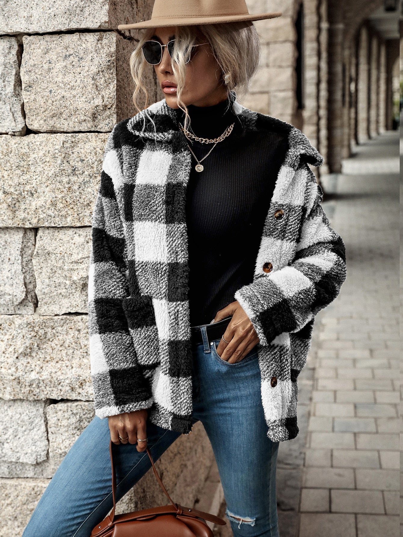Bequeme Damen Flanelljacke Modern