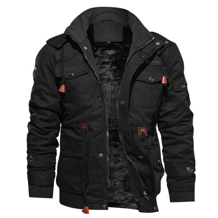 Warm gefütterte Winterjacke für Herren - IdealeKleiden