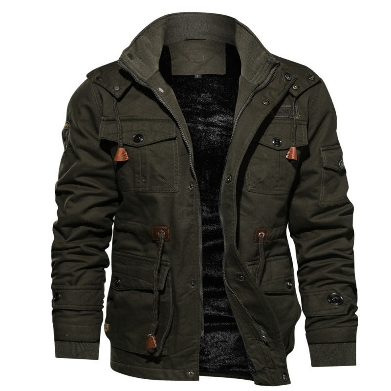 Warm gefütterte Winterjacke für Herren