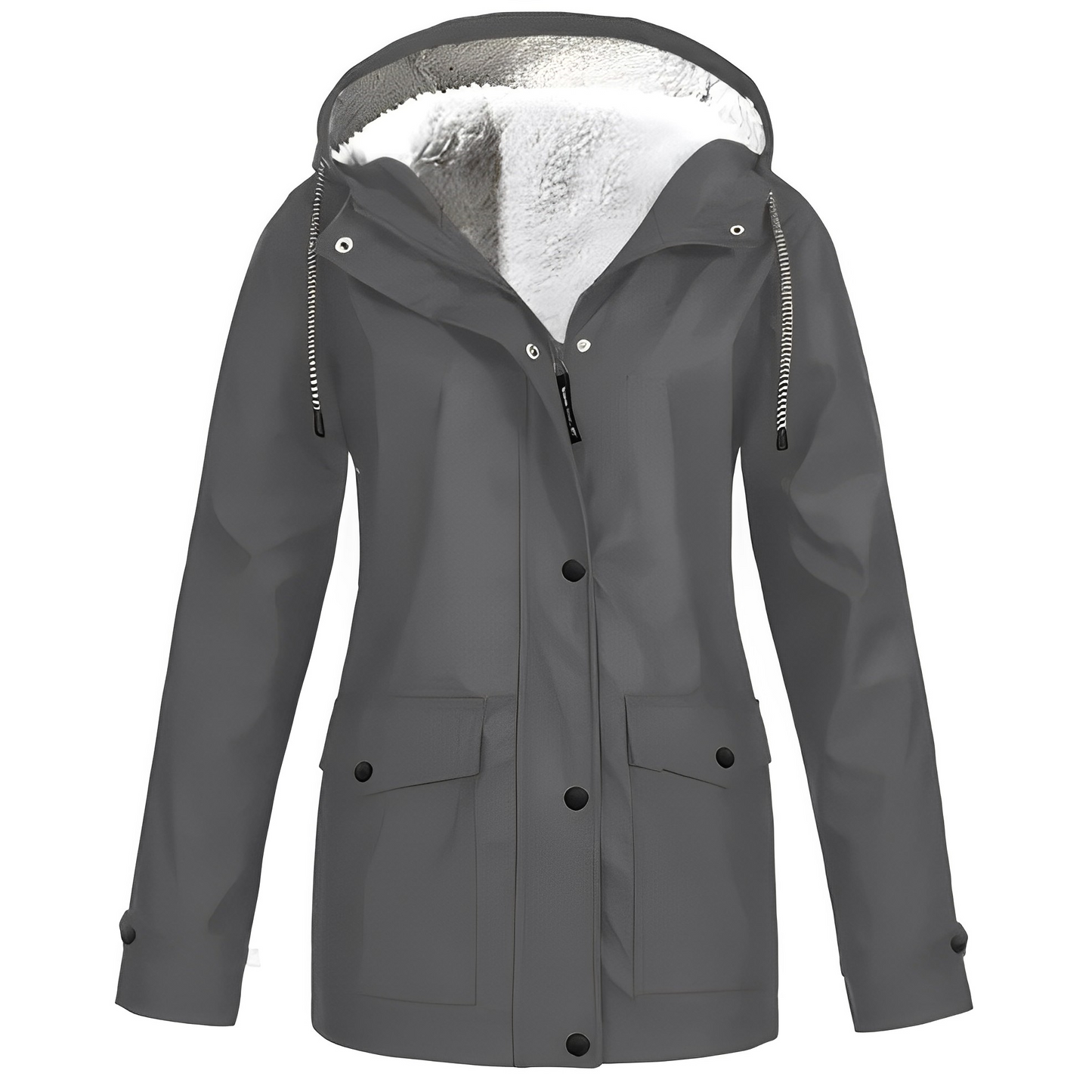 Wasserdichte DamenRegenjacke Fleece Isoliert