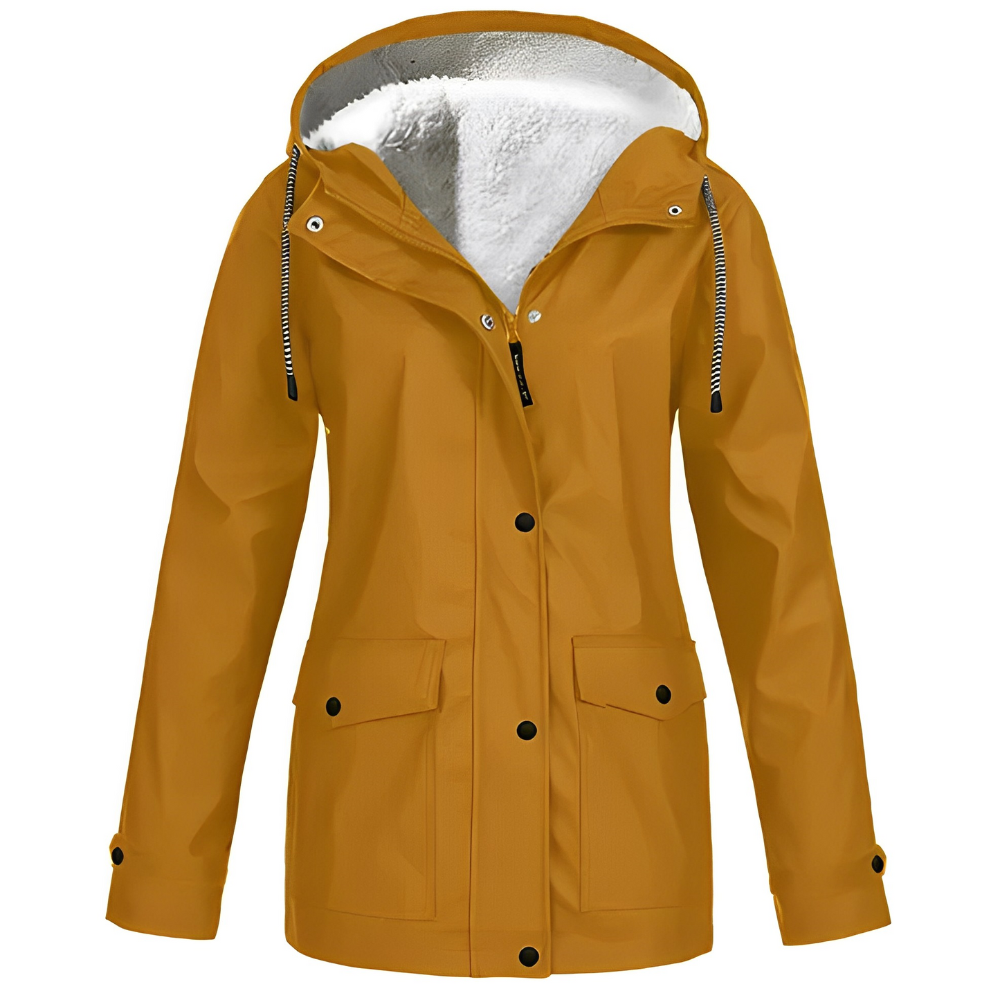 Wasserdichte DamenRegenjacke Fleece Isoliert