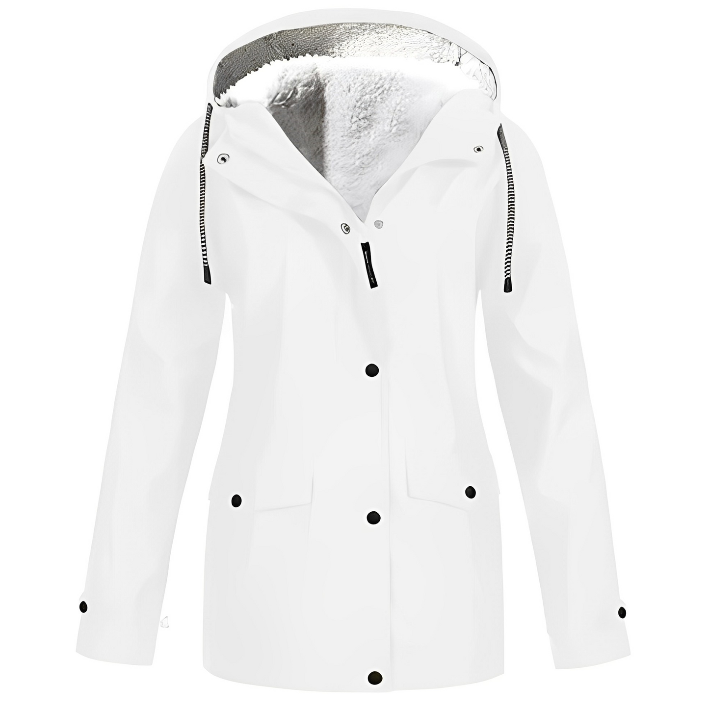 Wasserdichte DamenRegenjacke Fleece Isoliert