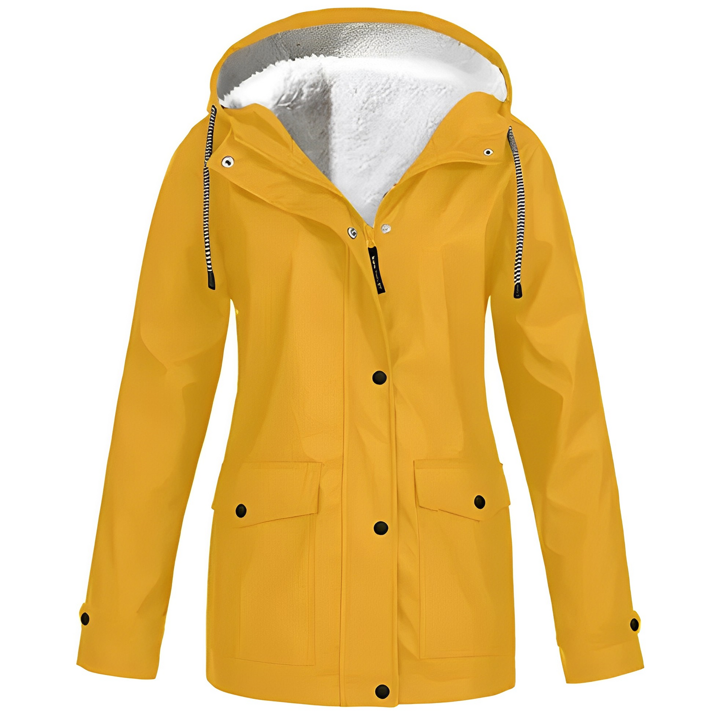 Wasserdichte DamenRegenjacke Fleece Isoliert