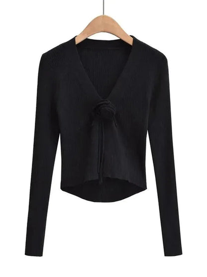 Stilvolle Damen Strickjacke Pullover