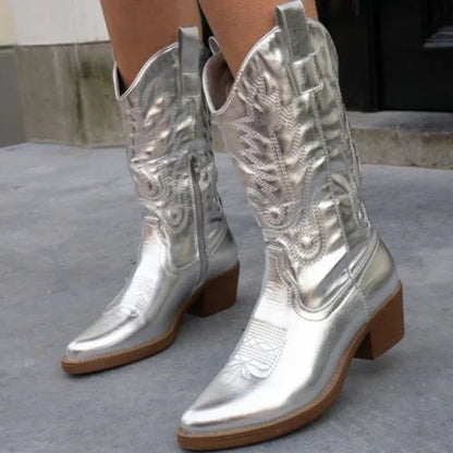 Western Stiefel Klassisch Ledern