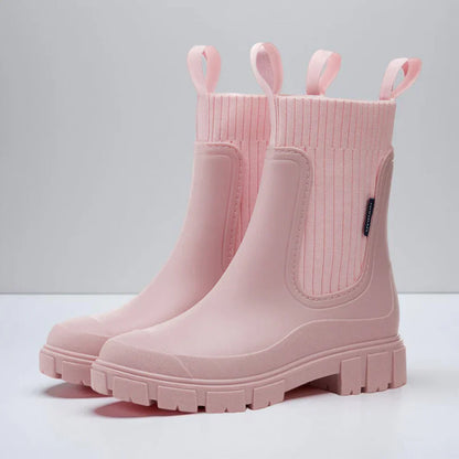Wasserdichte Chelsea-Stiefel Damen Elegant