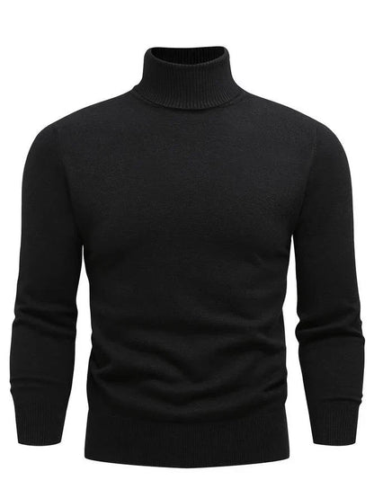 Herren Rollkragenpullover Modern Vielseitig - IdealeKleiden
