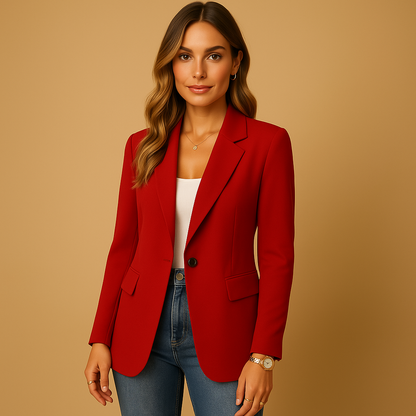 Damen Blazer Slim Fit Elegant