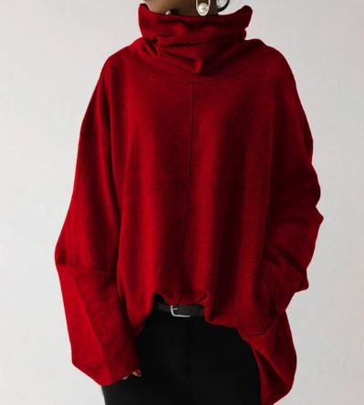 Damen Pullover Kapuze Modern