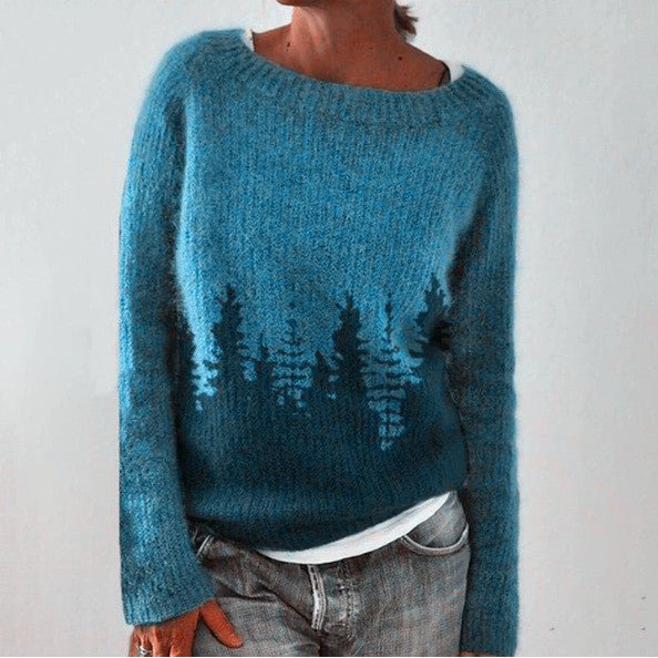 Damenschal Retro-Pullover Frauen - IdealeKleiden