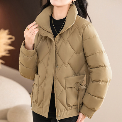 Elegante Damenwinterjacke Luxus Qualität