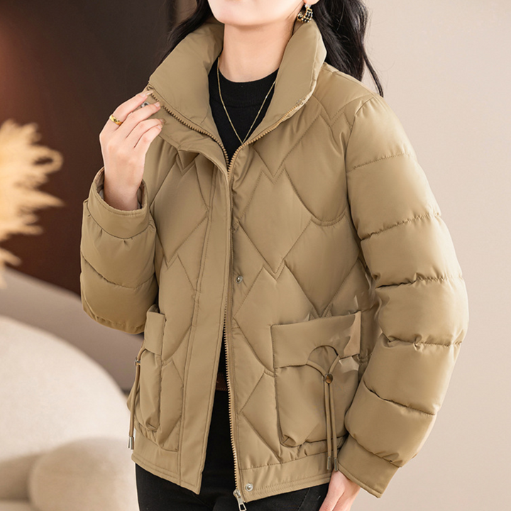 Elegante Damenwinterjacke Luxus Qualität