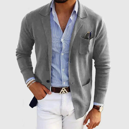 Herren Blazer Elegant Revers Style