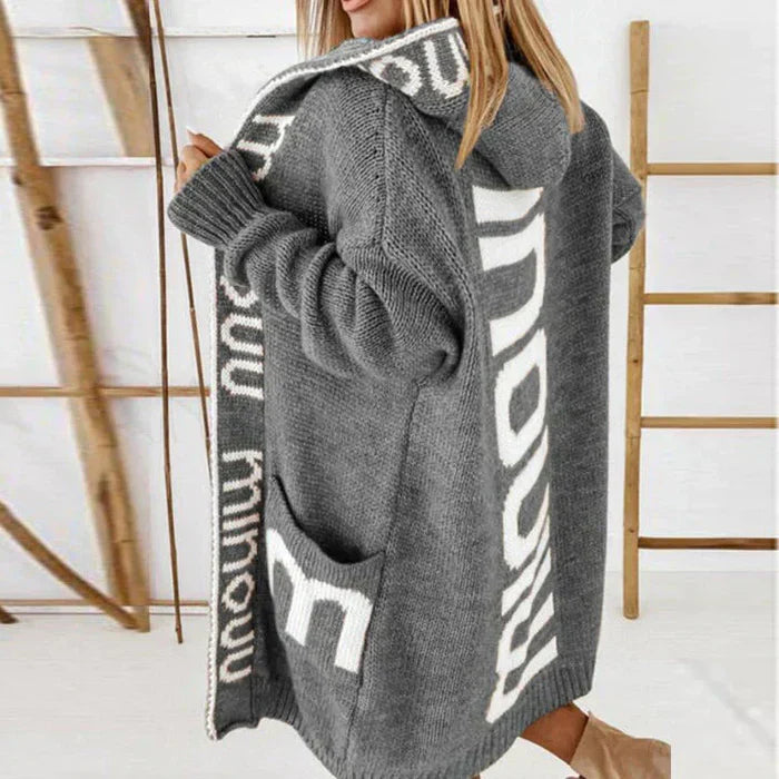Damenschal Cardigan Weich und Bequem Herbstmode