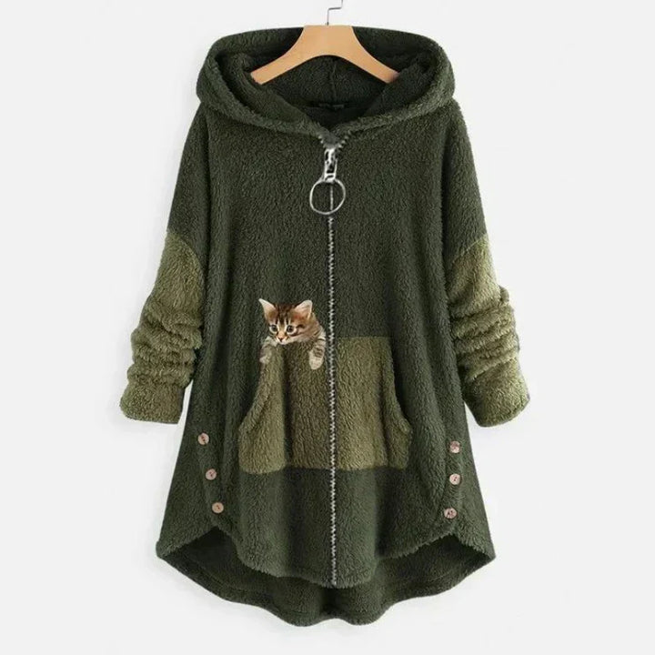 Weiche Winterjacke Damen Kuschel