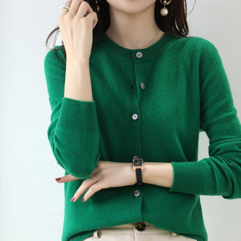 Strickjacke Damen Modern Elegant
