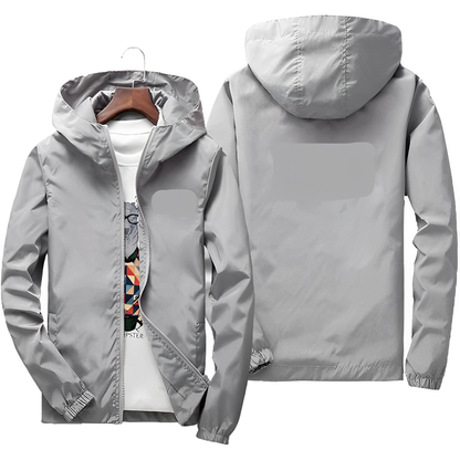 Praktische Windbreaker Herren Jacke Sportlich