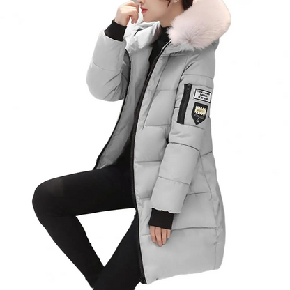 Warme Damen Winterjacke Wasserabweisend