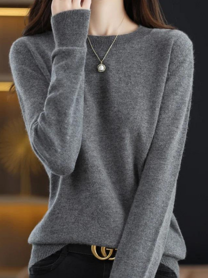 Weicher Langarm-Pullover Modern Stil