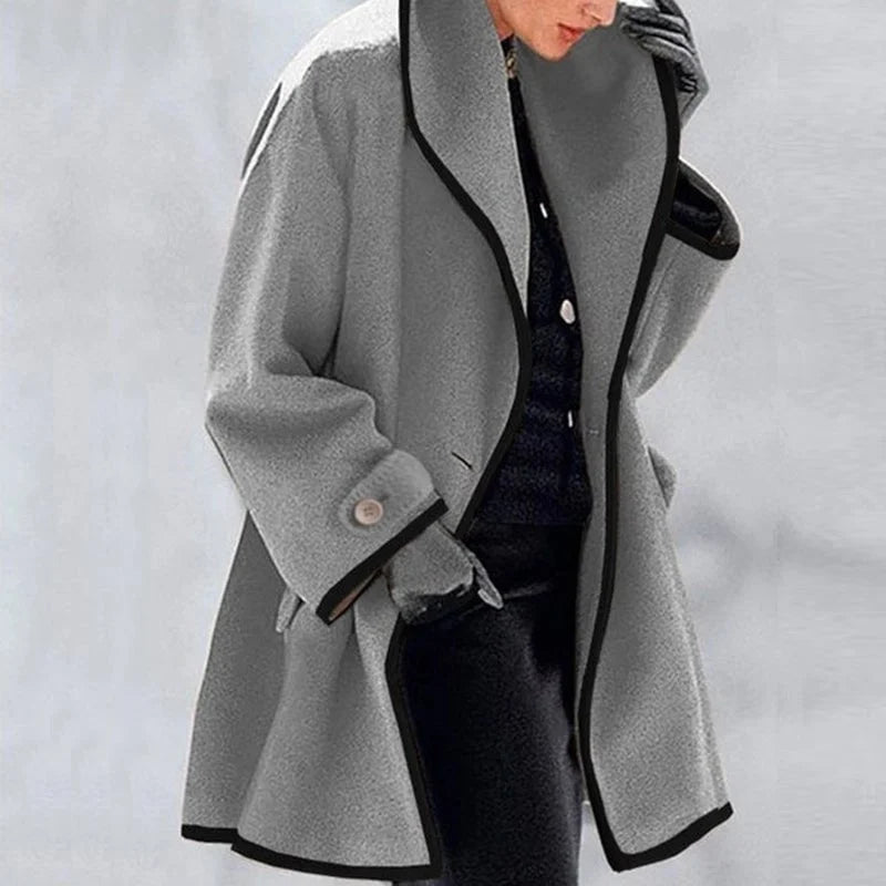 Herbst Trenchcoat Klassisches Design Damen