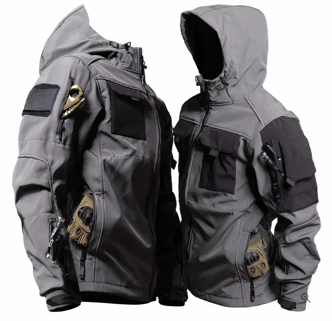 Militär-Kapuzenjacke Praktisch