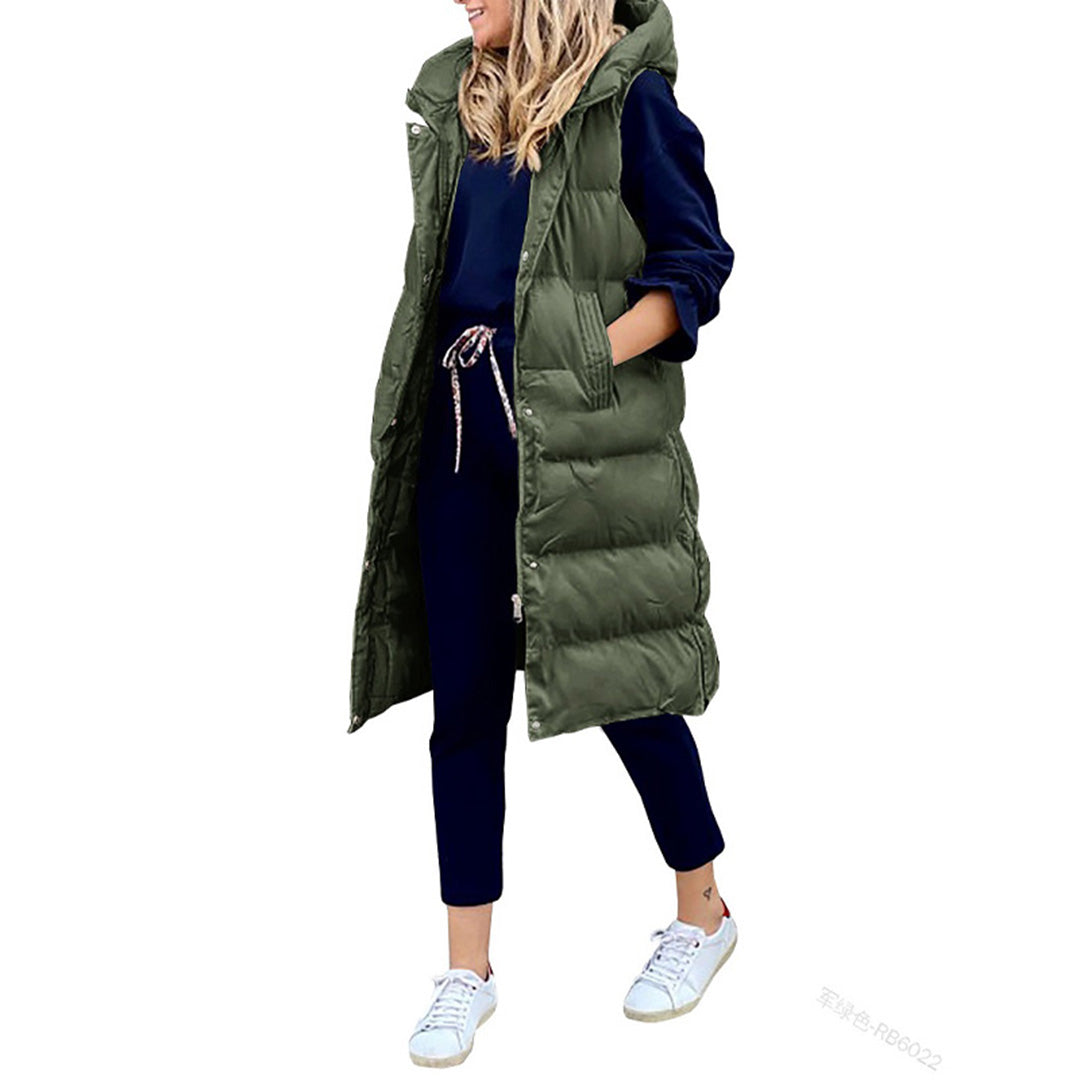 Ärmellose Herbstjacke Damen Mode