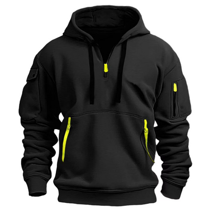 Stilvoller Herren Pullover Kapuze Modern