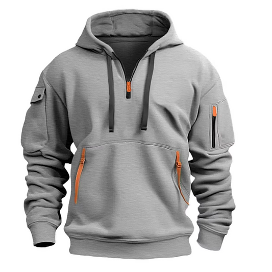 Stilvoller Herren Pullover Kapuze Modern - IdealeKleiden