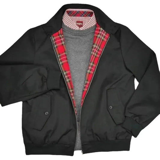 Modische Herrenjacke Harrington Stil - IdealeKleiden