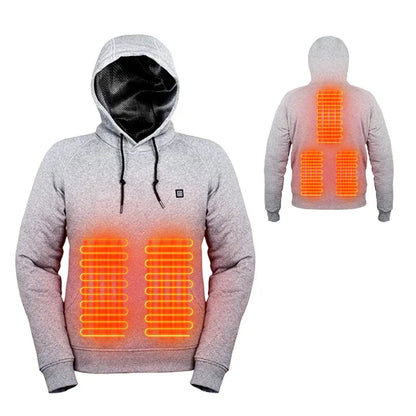 Beheizte Unisex Hoodie Warm Isoliert