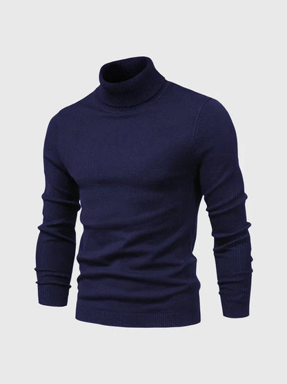 Eleganter Rollkragenpullover Feinstrick Qualität