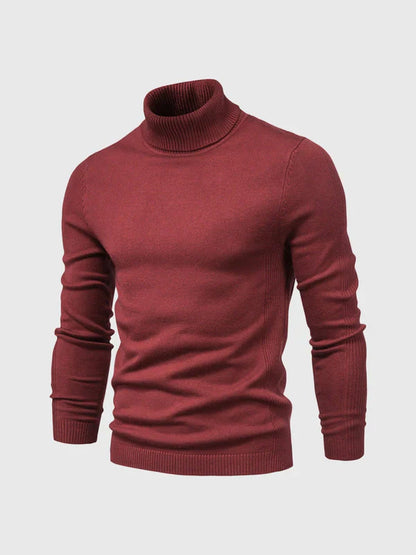 Eleganter Rollkragenpullover Feinstrick Qualität