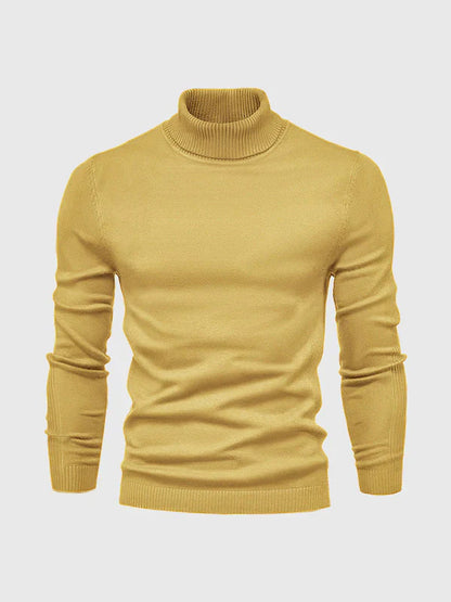 Eleganter Rollkragenpullover Feinstrick Qualität