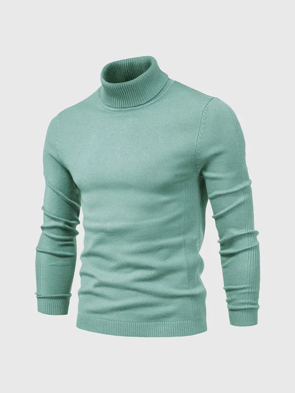 Eleganter Rollkragenpullover Feinstrick Qualität