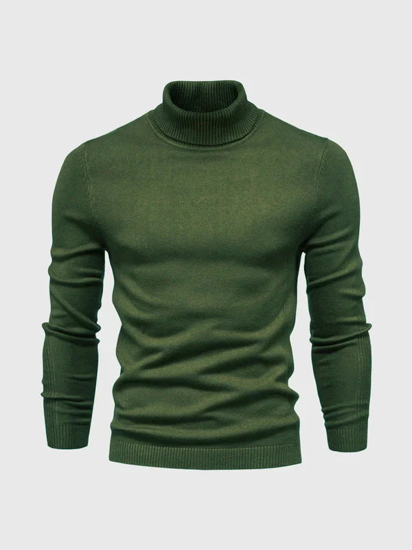 Eleganter Rollkragenpullover Feinstrick Qualität