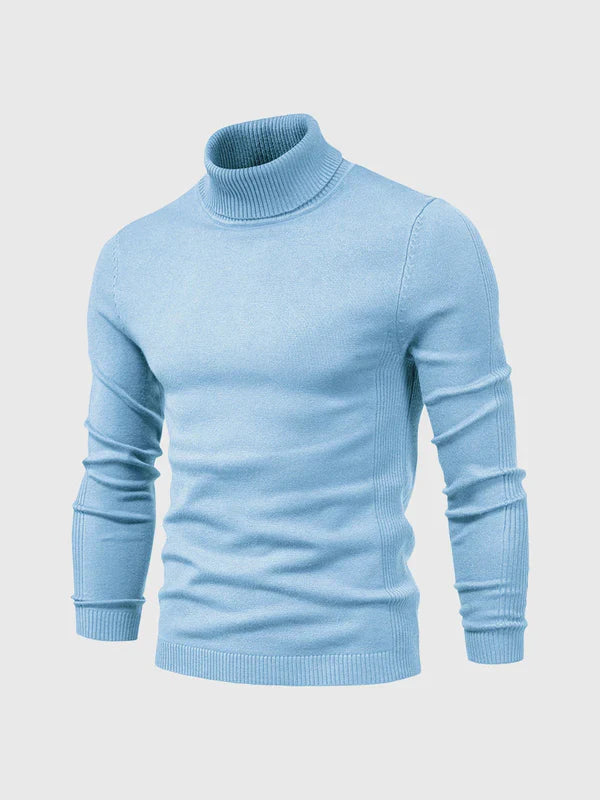 Eleganter Rollkragenpullover Feinstrick Qualität