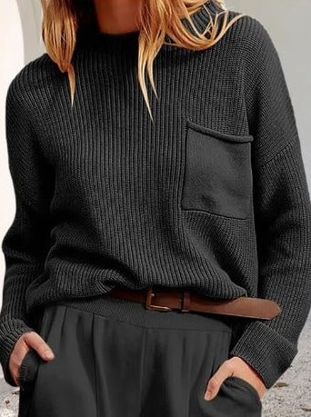 Stylischer Frauenpullover Winter
