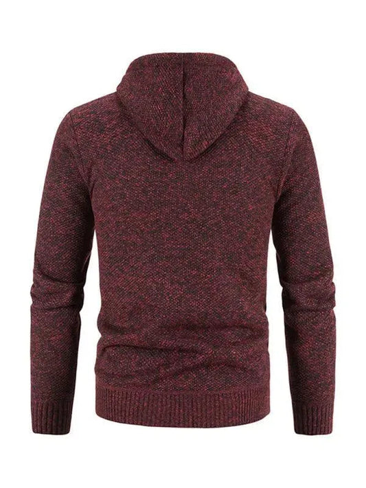 Herren Strickjacke Pullover Modern Zipper - IdealeKleiden