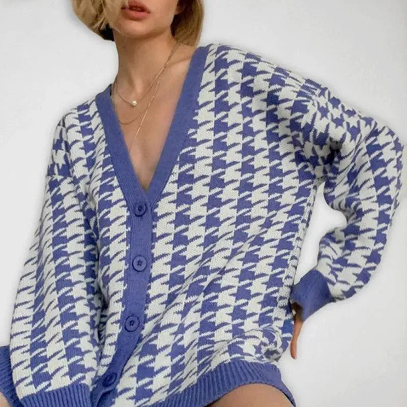 Weiche Strickjacke Damen Pullover Komfort