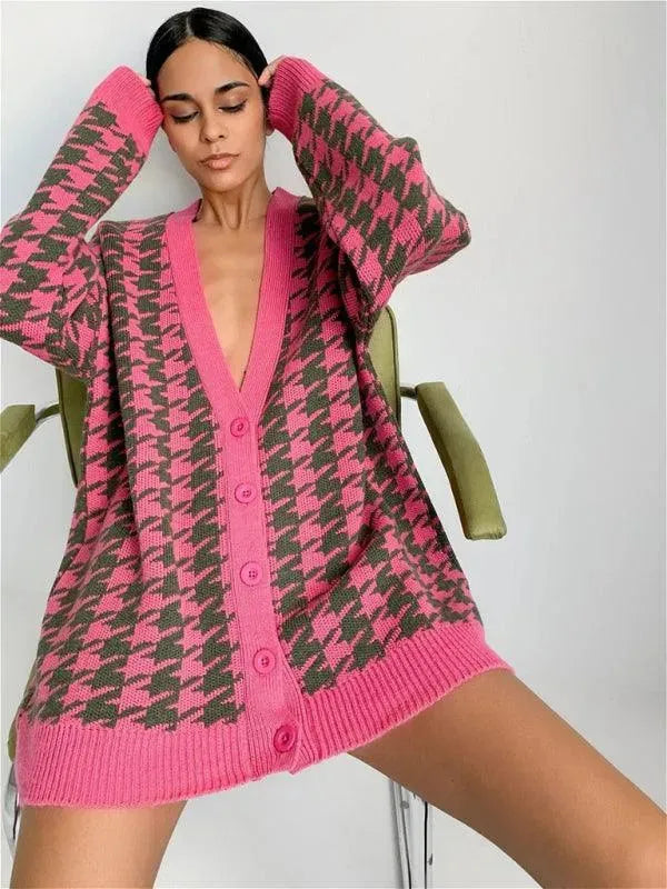 Weiche Strickjacke Damen Pullover Komfort