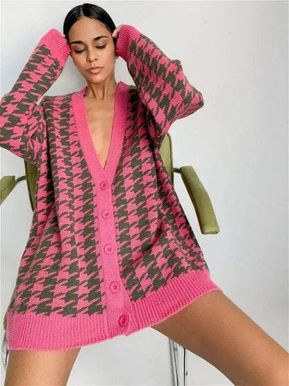 Weiche Strickjacke Damen Pullover Komfort