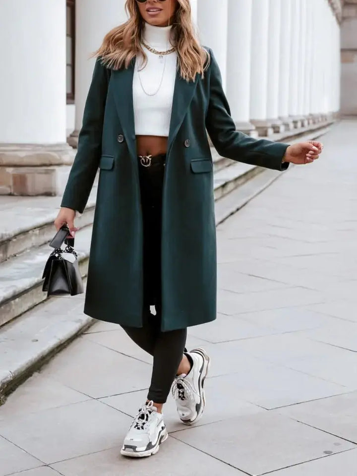 Eleganter Trenchcoat Damen Klassischer Stil