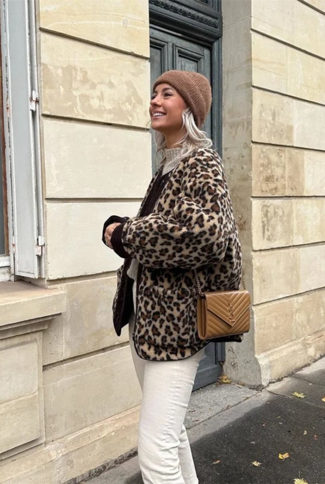 Lässiger Cardigan Tiermuster Bequem und Elegant