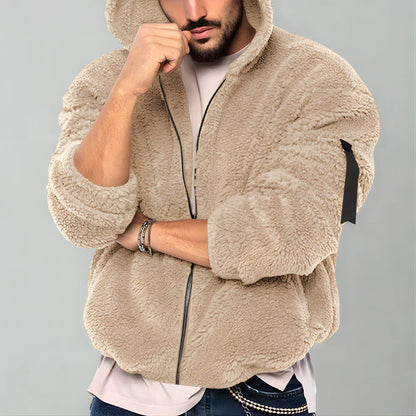 Herren Fleecejacke Warm Reißverschluss
