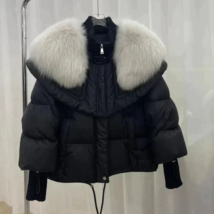 Elegante Winterjacke Damen Schlicht Stilvoll