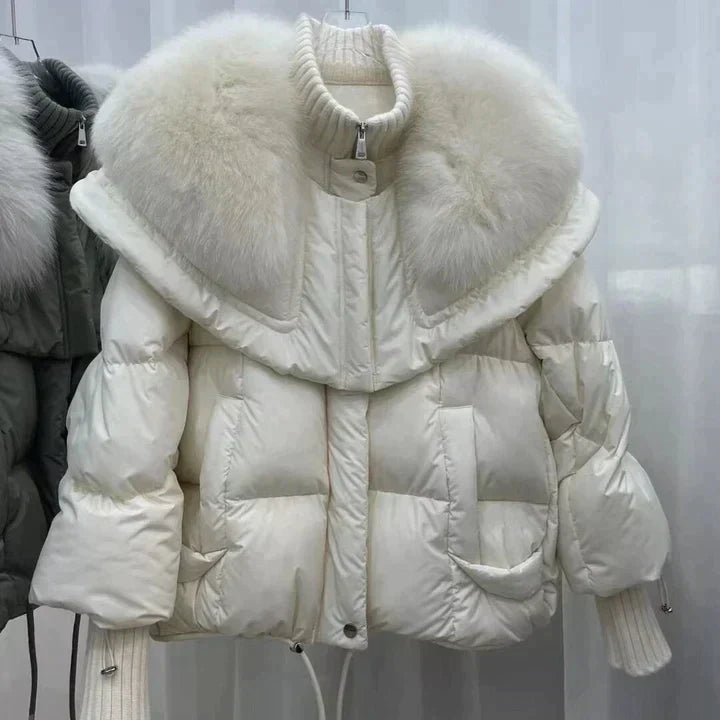 Elegante Winterjacke Damen Schlicht Stilvoll